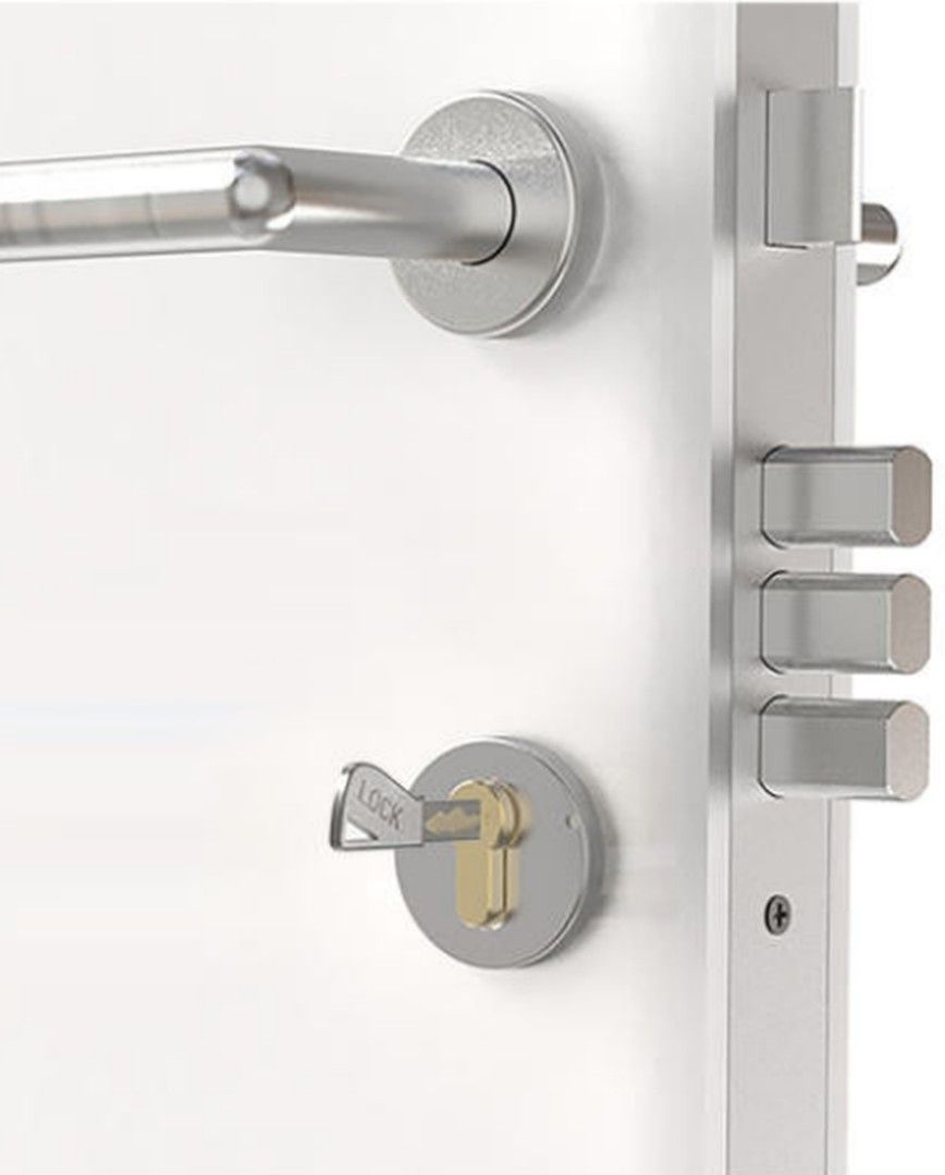 La porta prima dell'installazione